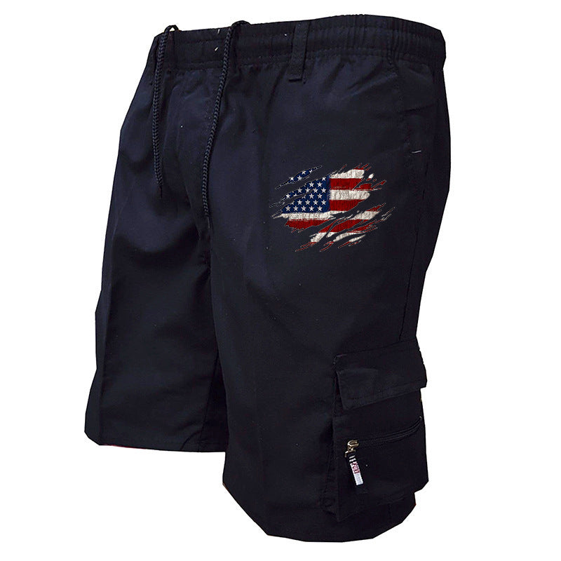 Herren Cargo-Shorts mit praktischen Seitentaschen und elastischem Bund EB