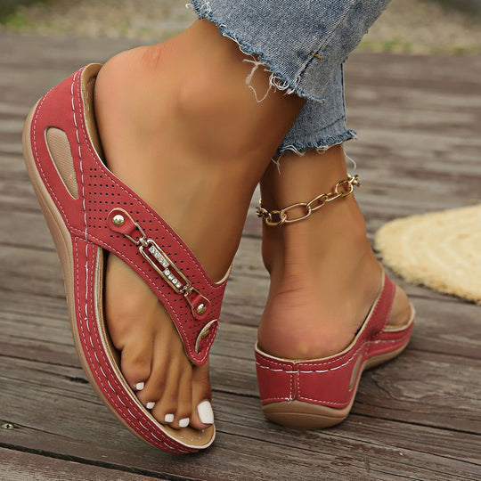 Damen ergonomische Sommerschuhe mit anatomischem Fußbett EB