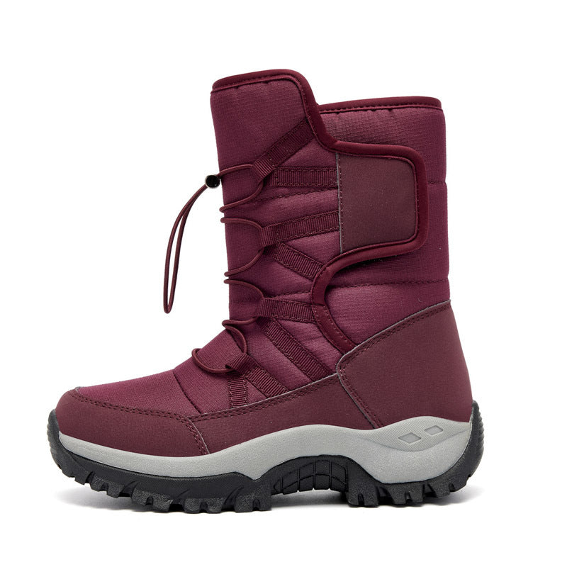 Damen Winterstiefel mit rutschfester Sohle und wärmeisolierendem Innenfutter EB
