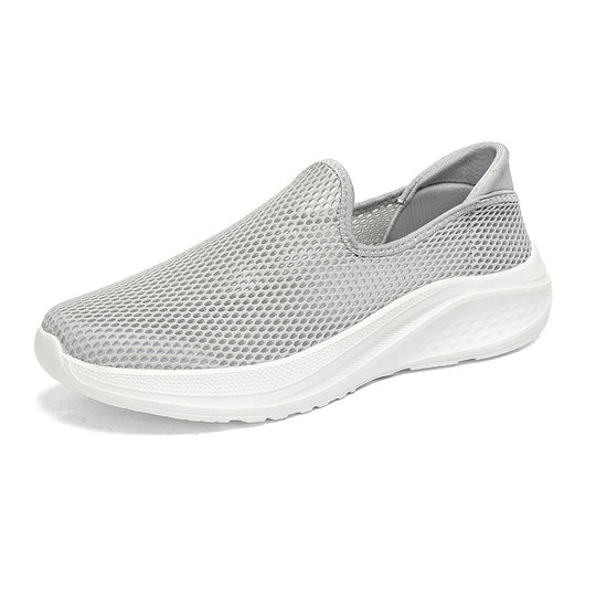 Herren nan atmungsaktiver Netz-Sportschuh mit Schlupfform und stoßdämpfender Laufsohle EB