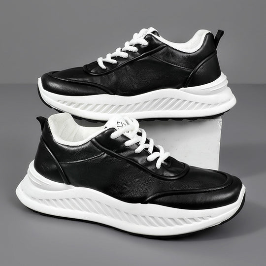 Damen Sneaker aus hochwertigem Leder mit dämpfender Sohle EB