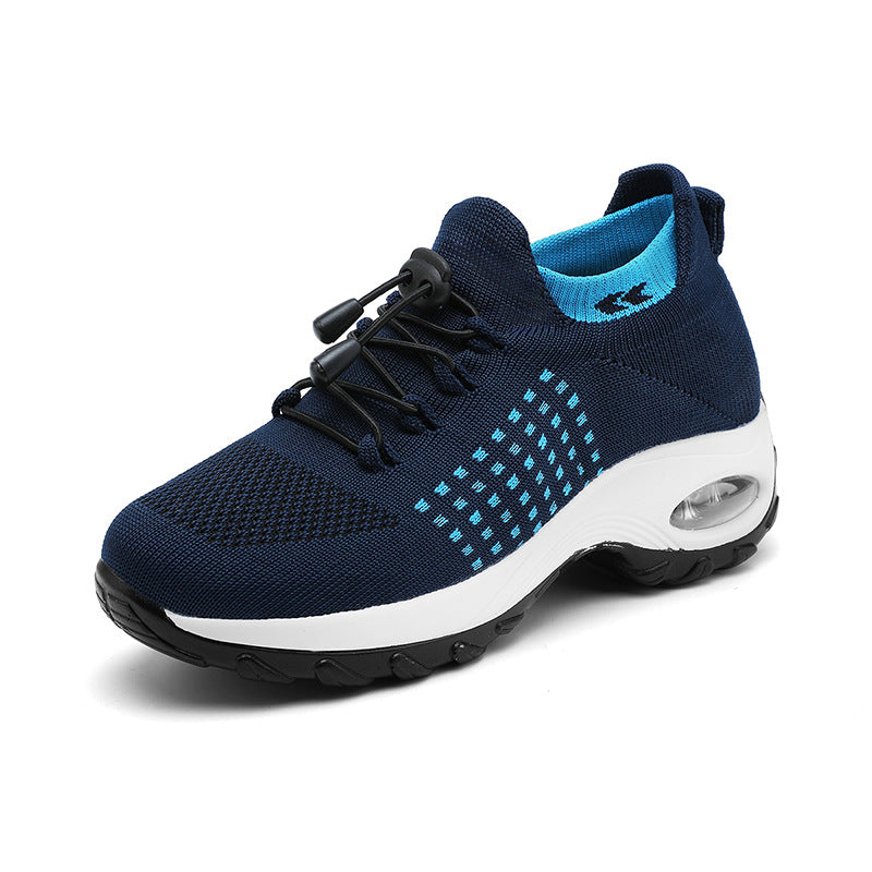 Damen Sportliche Sneakers mit atmungsaktivem High-Top Design und dämpfender Sohle EB