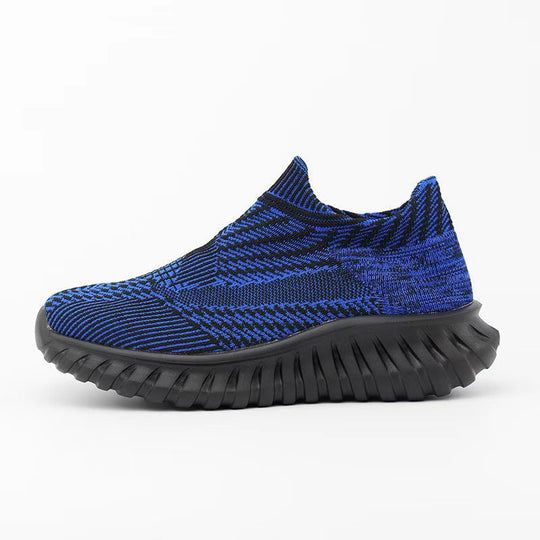 Damen Modische Strick-Sneaker mit rutschfester Sohle EB