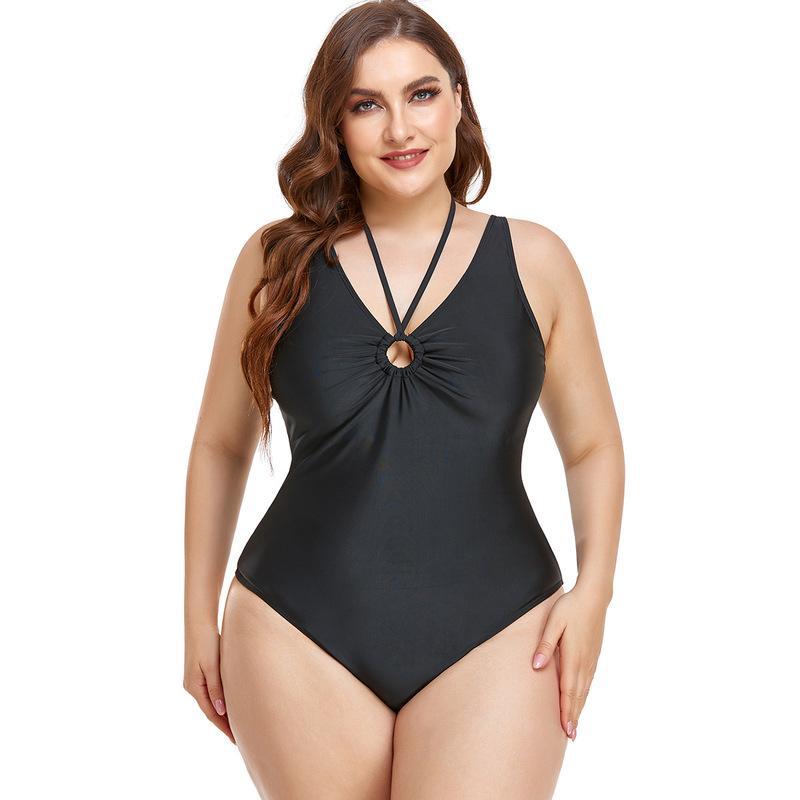 Damen Eleganter Einteiler mit raffiniertem Ringdetail EB