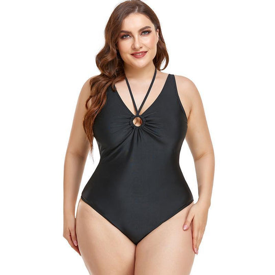 Damen Eleganter Einteiler mit raffiniertem Ringdetail EB