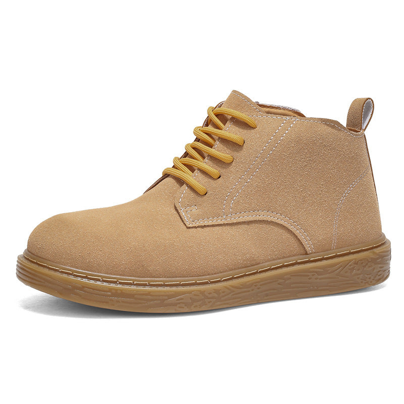 Damen Stiefeletten aus weichem Nubuckleder mit rutschfester Sohle EB