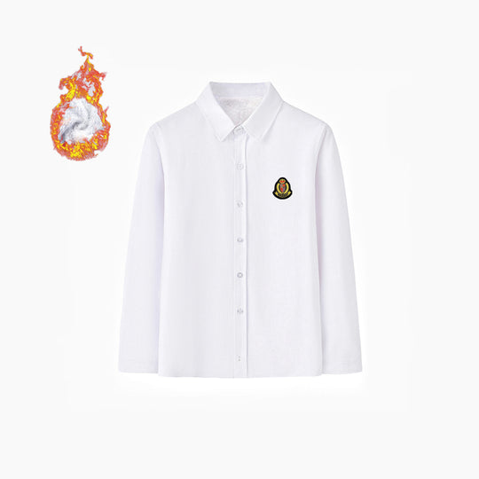 Damen Elegantes Langarmhemd mit weicher Innenseite EB