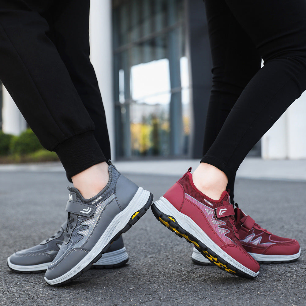 Damen Sportliche Sneaker mit innovativem Klettverschluss und atmungsaktiver Mesh-Oberfläche EB