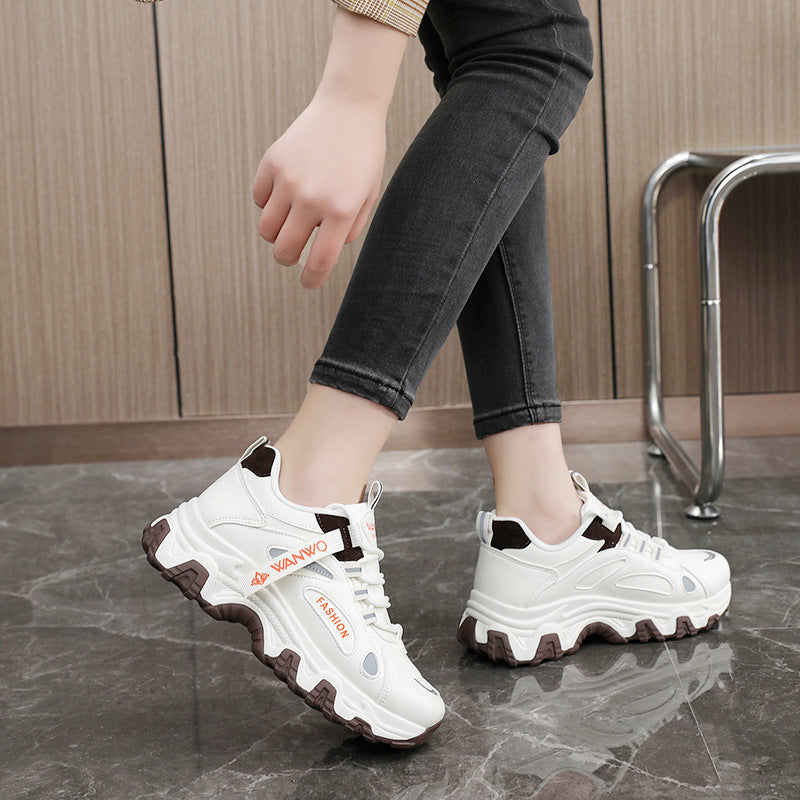 Damen Sportliche Chunky Sneakers mit ergonomischer Dämpfung und rutschfester Sohle EB