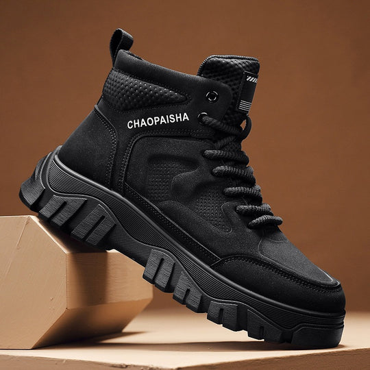 Damen Outdoor High-Top Sneakers mit rutschfester Sohle und atmungsaktivem Obermaterial EB