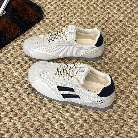 Damen sportliche Sneaker mit atmungsaktiver Mesh-Oberfläche und flexibler Sohle EB