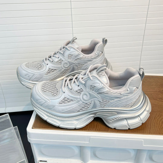 Damen Sportliche Sneakers mit atmungsaktivem Mesh und dämpfendem Design EB