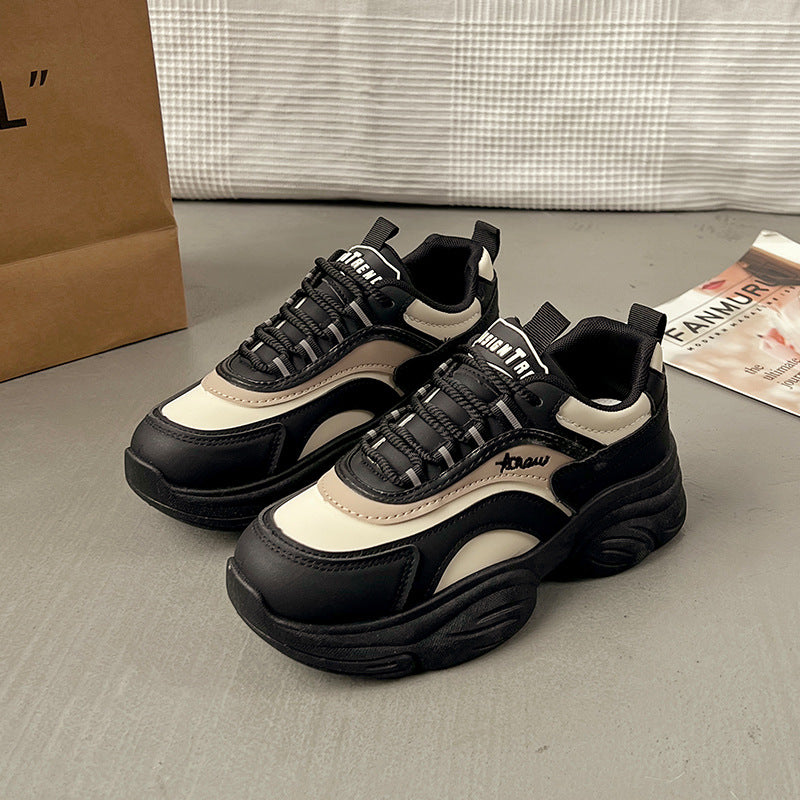 Damen Chunky Sneakers mit atmungsaktiver Obermaterialstruktur und komfortablem Dämpfungssystem EB