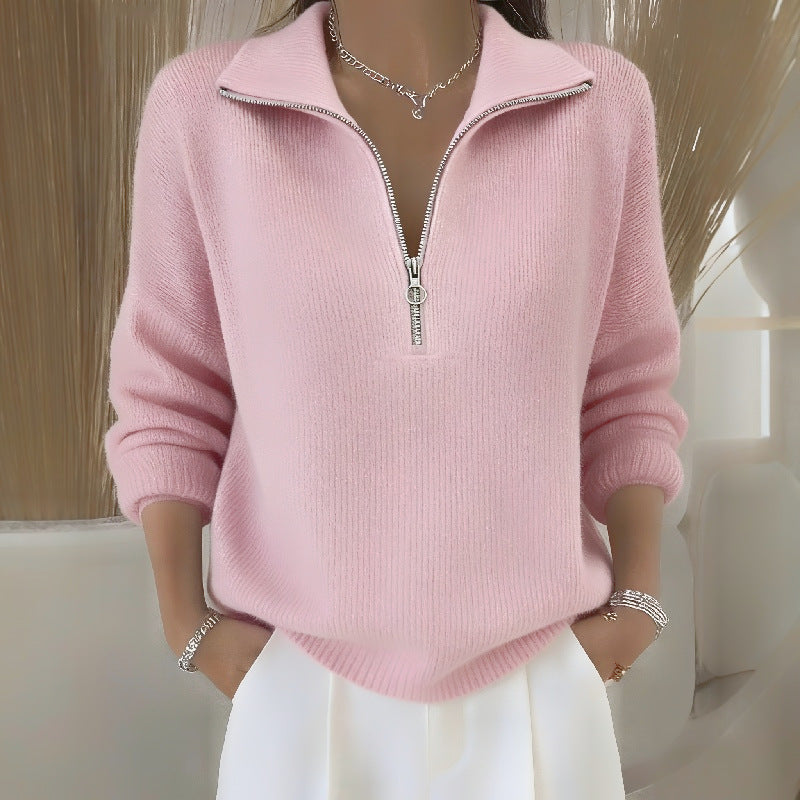 EB | Pullover mit Halbem Reißverschluss