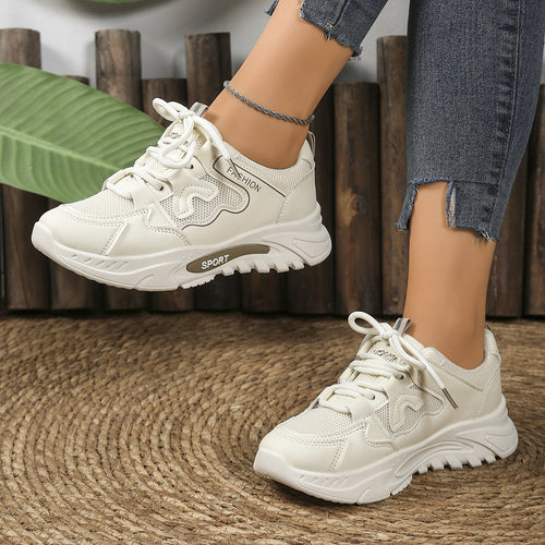 Damen Sportliche Lauf-Sneaker mit bequemer Dämpfung und atmungsaktivem Obermaterial EB