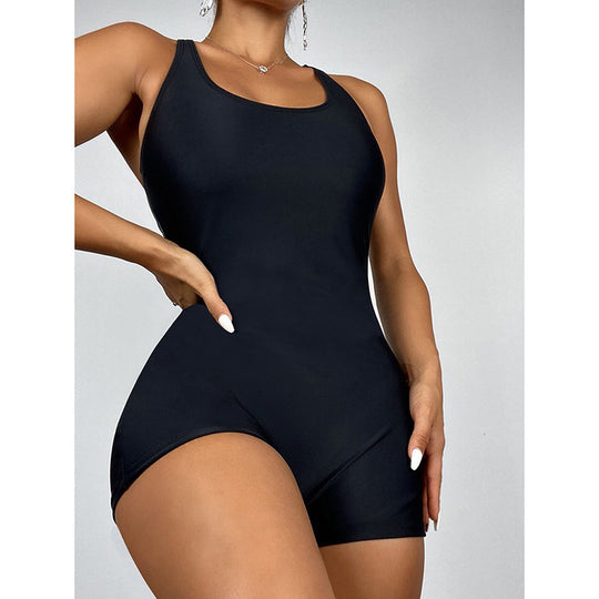 Damen Sport-Badeanzug mit elegantem Rückenschnitt EB