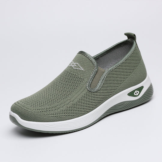 Damen Atmungsaktive Slip-On Sneakers mit flexiblem Design EB