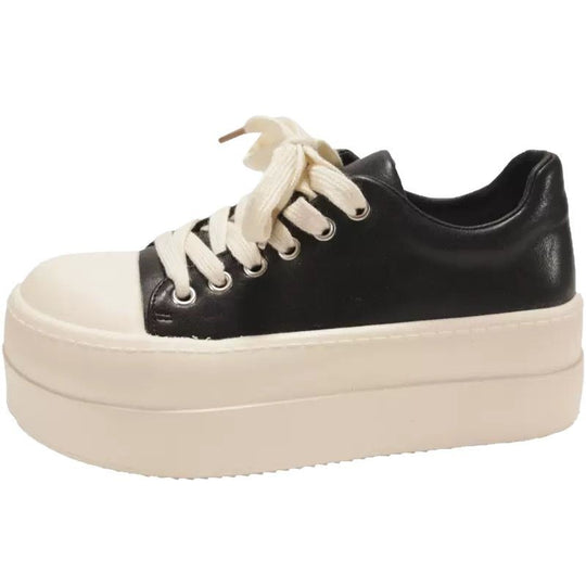 Damen Plateau-Sneaker mit modischem Design und bequemer Dämpfung EB