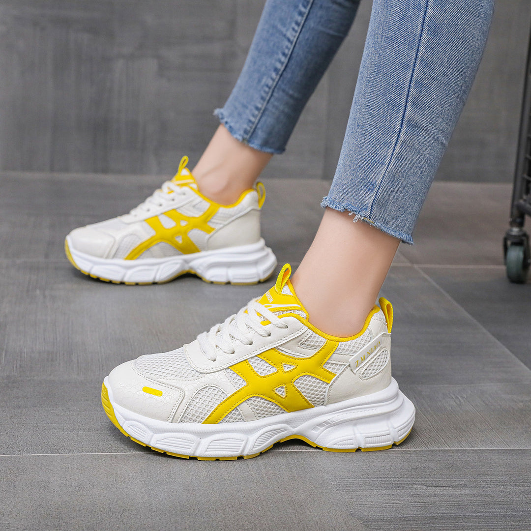 Damen Laufsohlen Sneakers mit atmungsaktivem Obermaterial EB