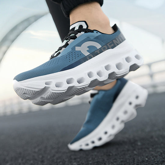 Unisex innovative Hohlkammer-Plateau-Sneaker mit ultraleichter Gittersohle und nahtlosem Mesh-Obermaterial EB