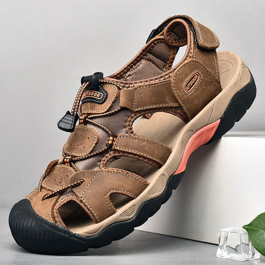 Damen Sportliche Freizeitsandalen mit schnellschnürbarem System und rutschfester Sohle EB