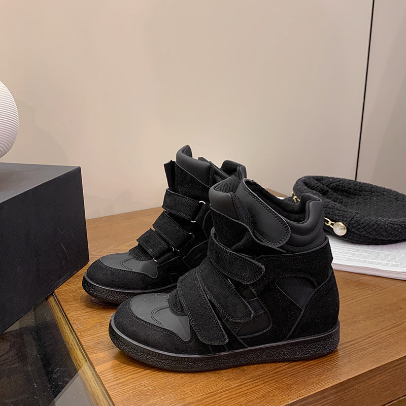 Damen Hochwertige Sneaker mit verstellbarem Klettverschluss und dämpfender Innensohle EB