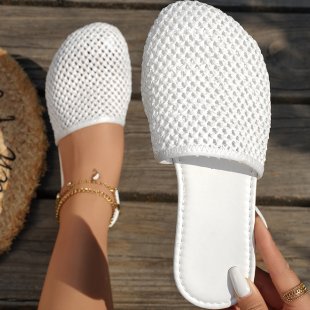 Damen elegante Clogs aus atmungsaktivem Material EB