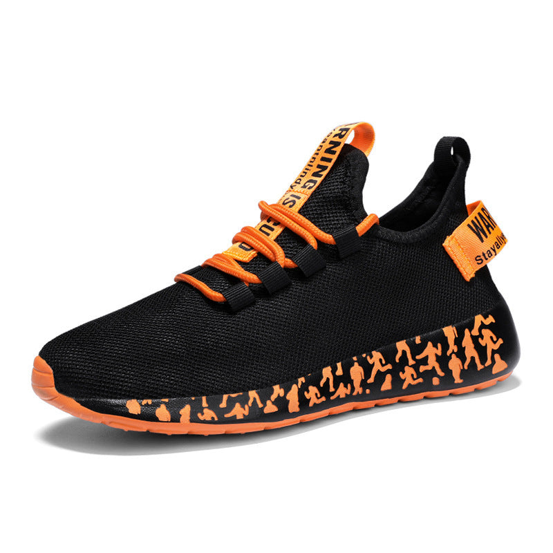 Damen Sportliche Leichtgewicht Sneakers mit rutschfester Laufsohle und atmungsaktivem Design EB