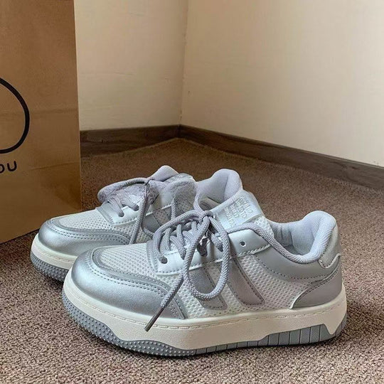 Damen Atmungsaktive Sneakers mit reflektierenden Akzenten und rutschfester Sohle EB