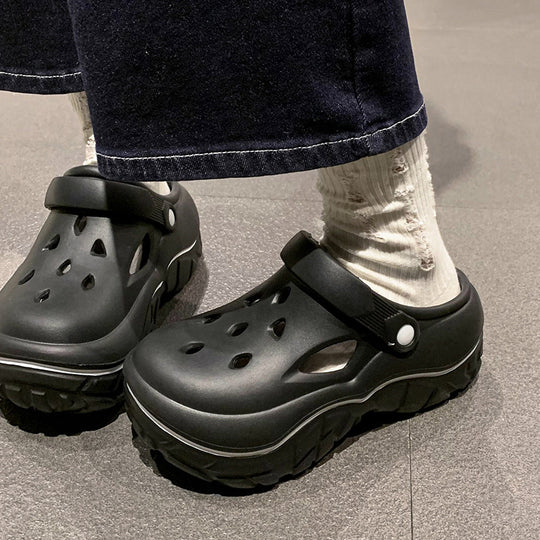 Damen Komfortable Clogs mit rutschfester Sohle EB