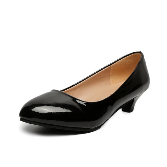Damen elegante Pumps mit klassischem Design und komfortablem Blockabsatz EB