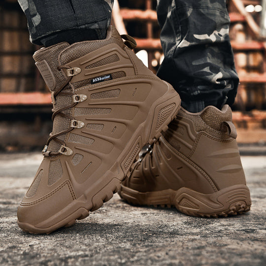 Herren taktische Schuhe mit hoher Knöchelsupport und rutschfester Sohle EB