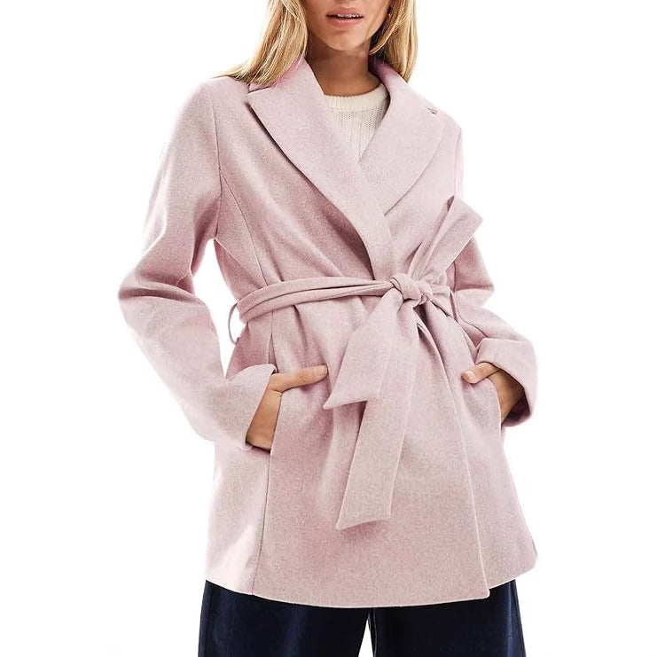 Damen Elegante und bequeme Wickeljacke EB