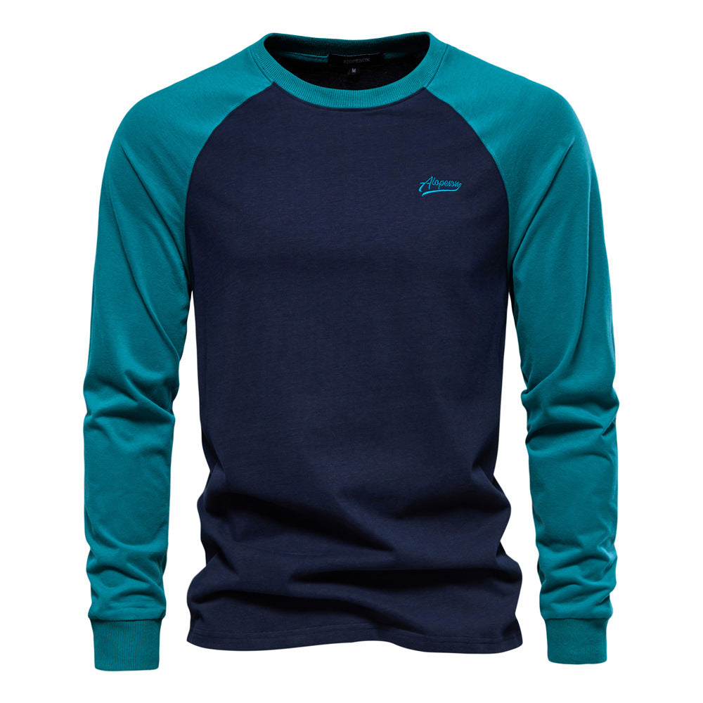 Herren Langarmshirt mit markantem Raglan-Design EB