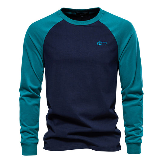 Herren Langarmshirt mit markantem Raglan-Design EB