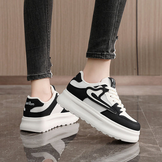 Damen modische Sneakers mit dämpfender Sohle und atmungsaktiver Obermaterialstruktur EB