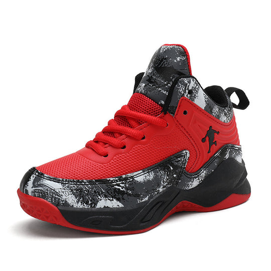 Damen Basketball Sneakers mit atmungsaktiver Mesh-Oberfläche und stoßdämpfendem Fußbett EB