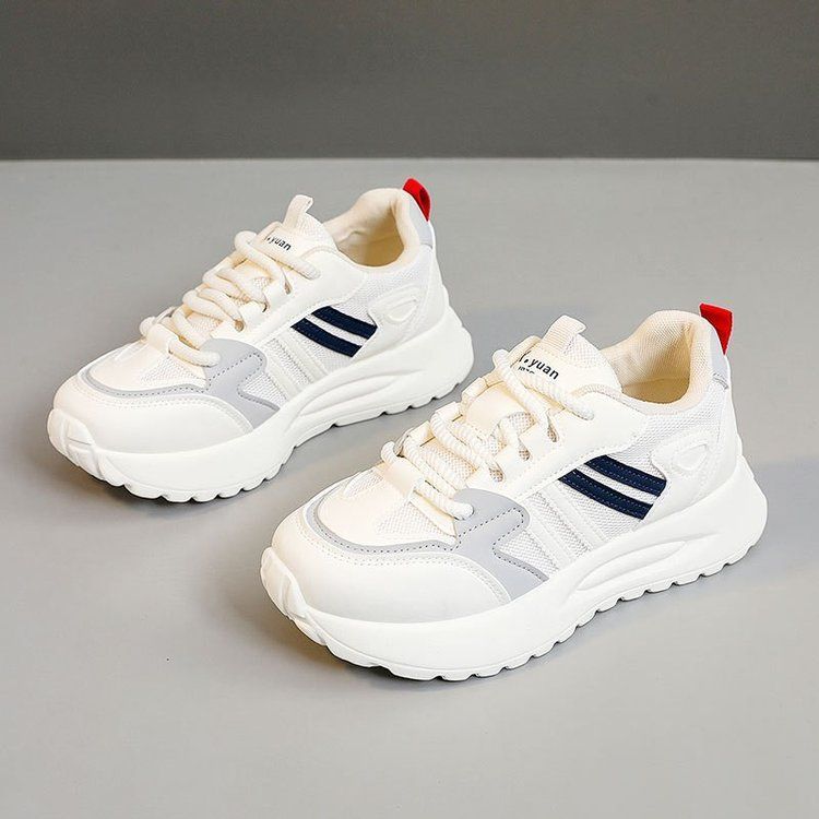 Damen Sportliche Sneaker mit atmungsaktiver Mesh-Oberfläche und dämpfender Sohle EB