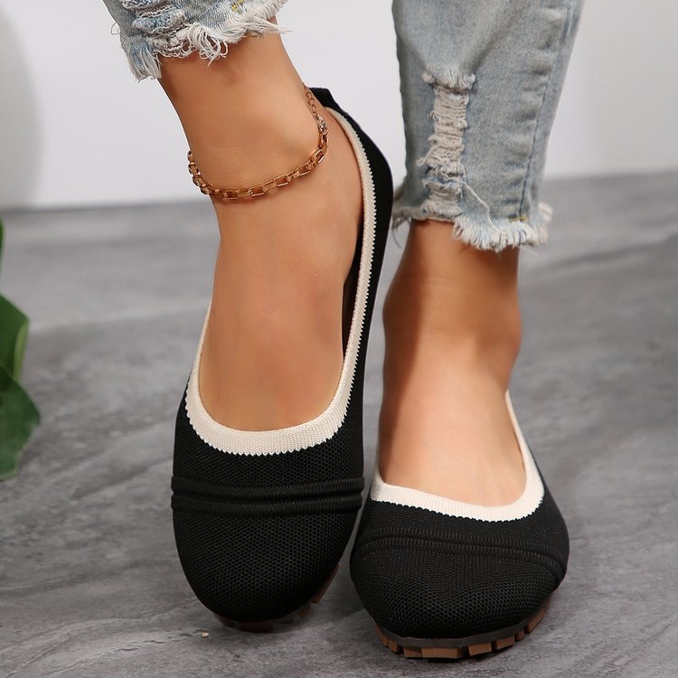 Damen Atmungsaktive und modische Slip-On Ballerinas EB