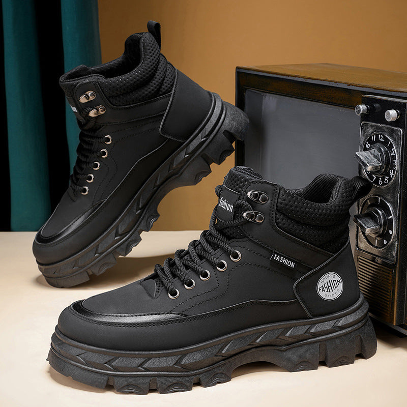 Damen Modische und robuste Sneaker Stiefel EB