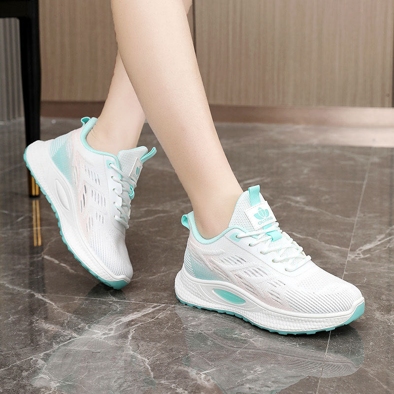 Damen Sportliche Laufschuhe mit atmungsaktivem Obermaterial und rutschfester Sohle EB