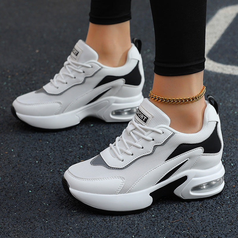 Damen Sportliche Sneakers mit dämpfenden Luftpolstern und atmungsaktivem Obermaterial EB