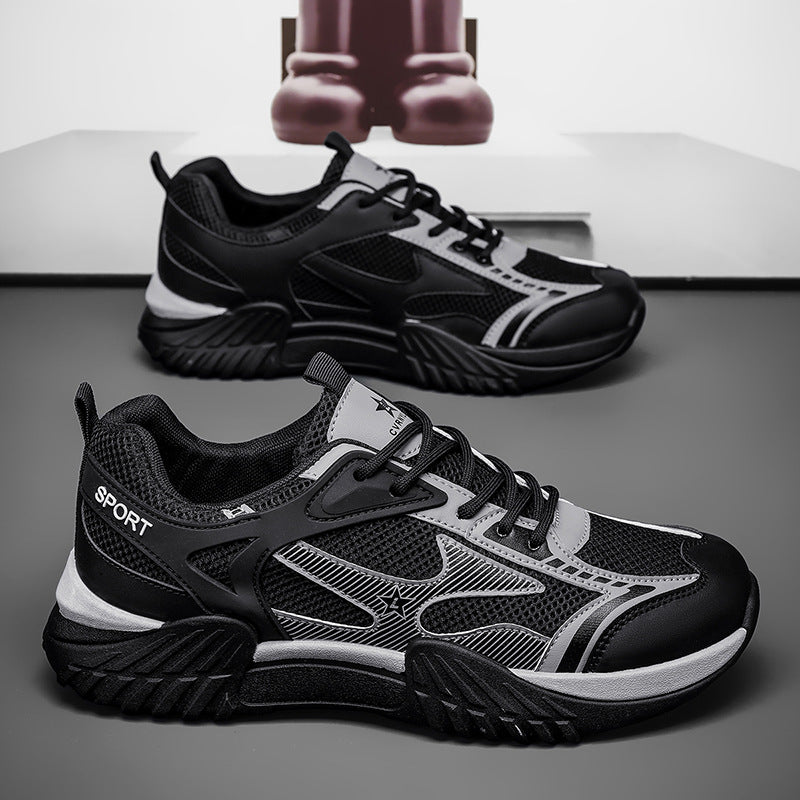 Herren Atmungsaktive Sport-Sneaker mit rutschfester Sohle EB