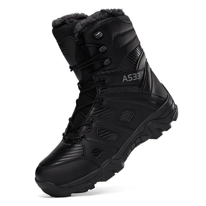 Herren Winterstiefel mit isolierender Innensohle und rutschfester Sohle EB