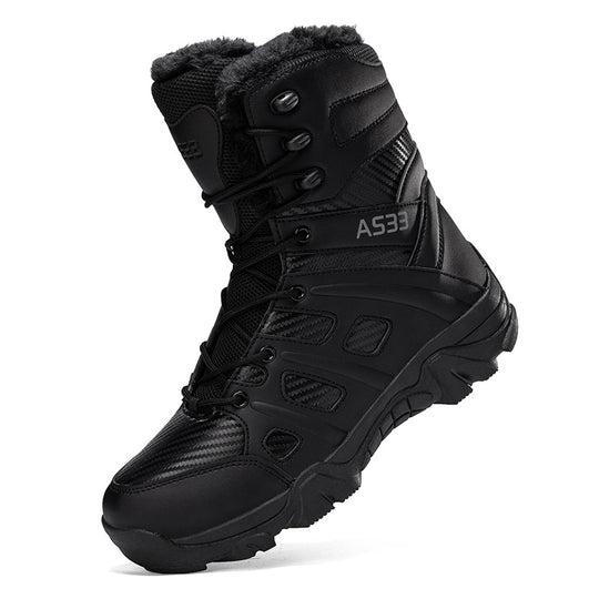 Herren Winterstiefel mit isolierender Innensohle und rutschfester Sohle EB