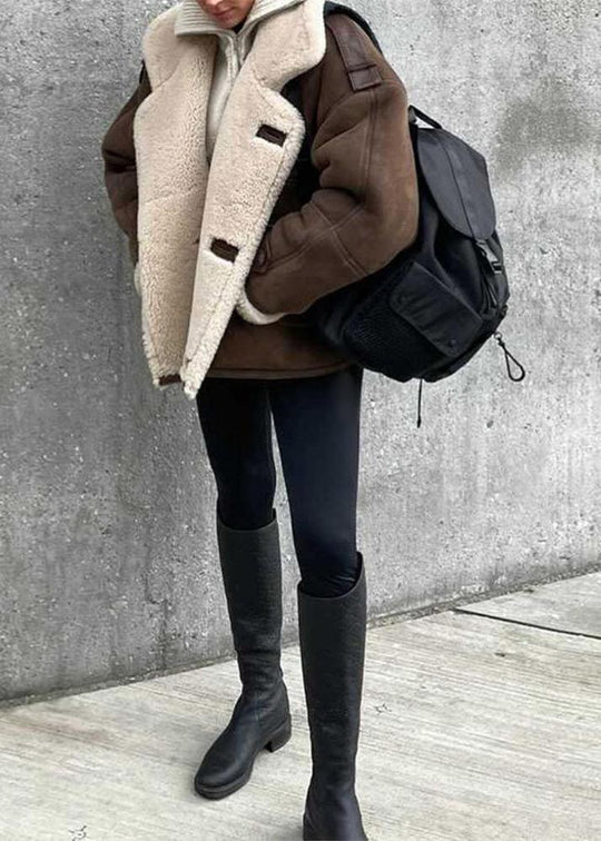 EB | Aviator-Lammfelljacke