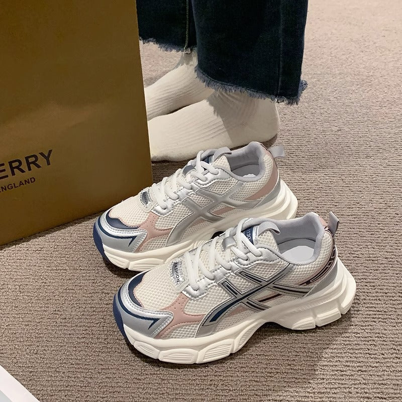 Damen Sportliche Lifestyle-Sneaker mit atmungsaktivem Obermaterial EB