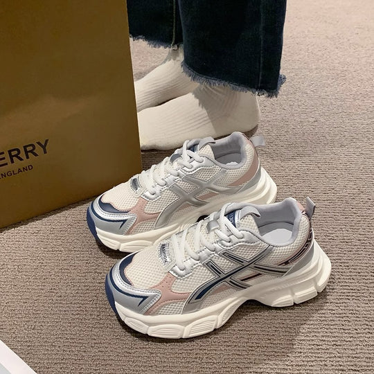 Damen Sportliche Lifestyle-Sneaker mit atmungsaktivem Obermaterial EB