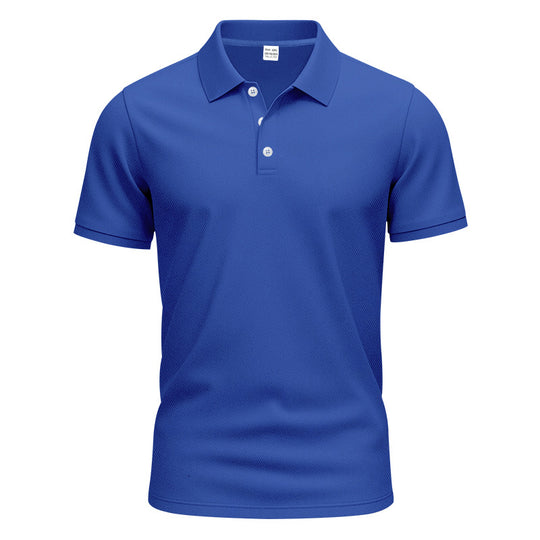 Herren nan klassisches Polohemd aus atmungsaktivem Baumwollmix mit normaler Passform EB