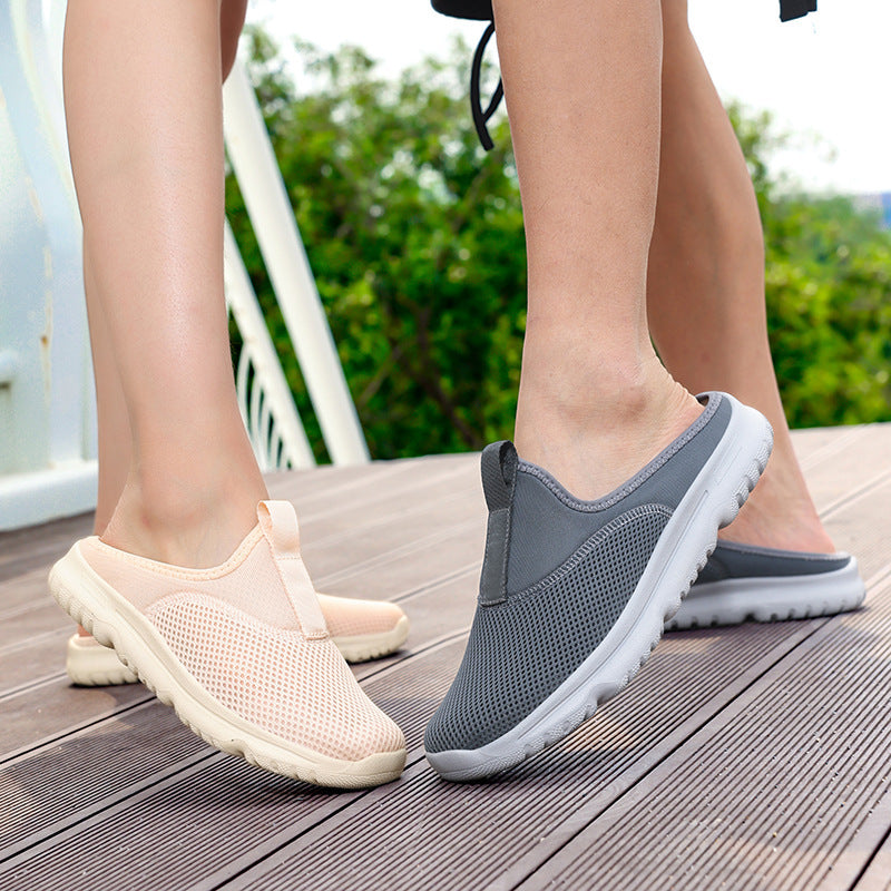 Damen nan leichte Schnelltrocknende Strand- und Pool-Slipper aus atmungsaktivem Wabenmesh mit flexibler profilierter Leichtsohle EB